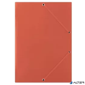 Gumis mappa, karton, A4, DONAU "Standard", piros