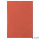 Gumis mappa, karton, A4, DONAU "Standard", piros