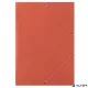 Gumis mappa, karton, A4, DONAU "Standard", piros