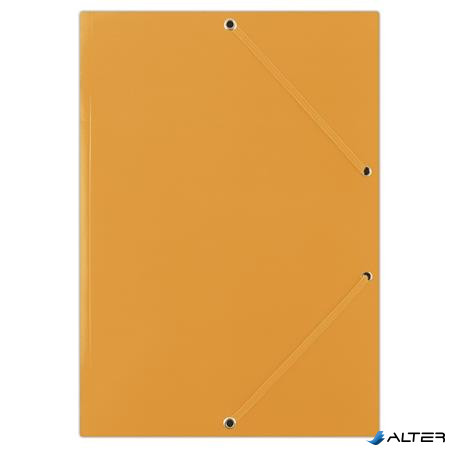 Gumis mappa, karton, A4, DONAU 'Standard', narancssárga