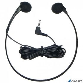   Fülhallgató diktafonhoz, áll alatti, sztereó, 3,5 mm jack, OM SYSTEM 'E-103'