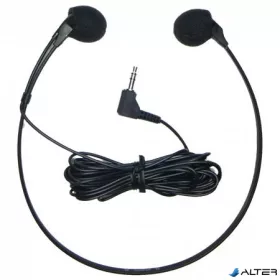   Fülhallgató diktafonhoz, áll alatti, sztereó, 3,5 mm jack, OM SYSTEM "E-103"