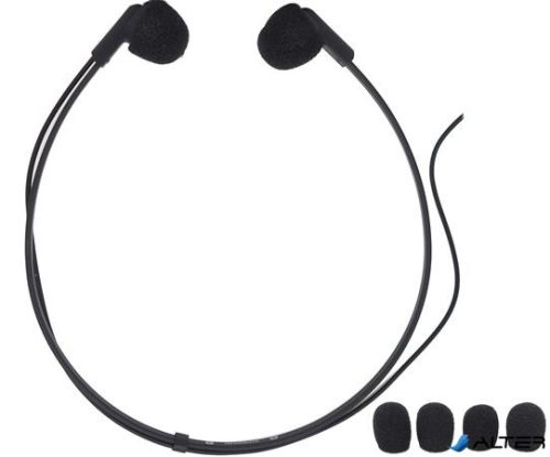 Fülhallgató diktafonhoz, sztereó, 3,5 mm jack csatlakozó, OLYMPUS 'E-103'