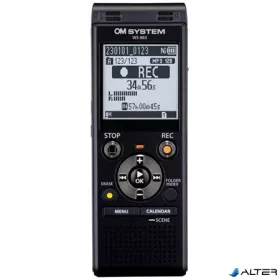   Diktafon, digitális, 8 GB memória, OM SYSTEM "WS-883", fekete