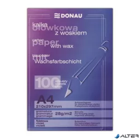 Indigó, kézi, A4, 100 lap, DONAU, lila