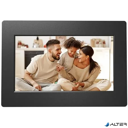 Digitális képkeret, 7", WiFi, 32GB, SD/SDHC/USB, AGFAPHOTO "APF700", fekete