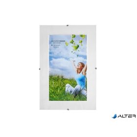 Képkeret, klipes, üveggel, 20x30 cm