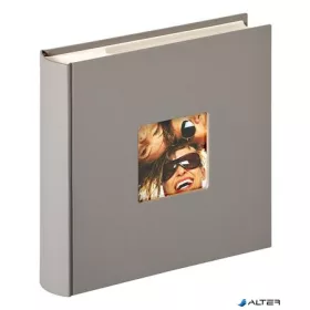   Fotóalbum, 200 fotó, 10x15 cm, 'Walther Fun', szürke