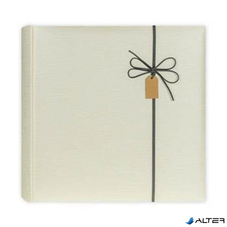 Fotóalbum, 200 fotó, 10x15 cm, "Zep Lipsia", krémszínű
