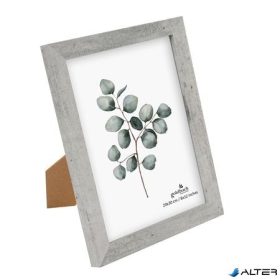 Képkeret, fa, 10x15 cm, "Goldbuch Beton", beton