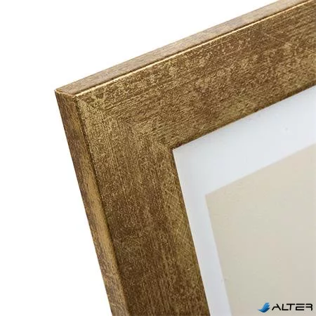 Képkeret, fa, 20x30 cm, 'Goldbuch Ian', arany