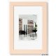 Képkeret, fa, 10x15 cm, "Grado" krém