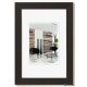 Képkeret, fa, 20x30 cm, "Grado" fekete