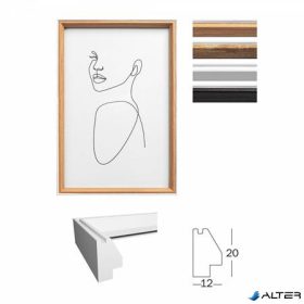 Képkeret, fa, 30x40 cm, "Silhouette", bükkfa