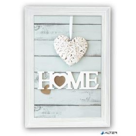 Képkeret, 10x15 cm, 'Vintage' fehér