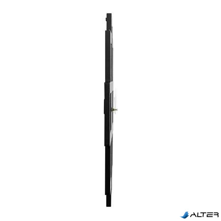 Képkeret, galéria, műanyag, 4 db 10x15 cm, 4 db 10x10 cm, órával, 'Zep Taranto', fekete