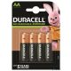 Tölthető elem, AA ceruza, 4x2500 mAh, DURACELL