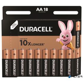 Elem, AA ceruza, 18 db, DURACELL 'Basic'