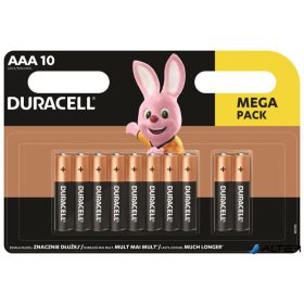 Elem, AAA mikro, 10 db, DURACELL 'Basic'