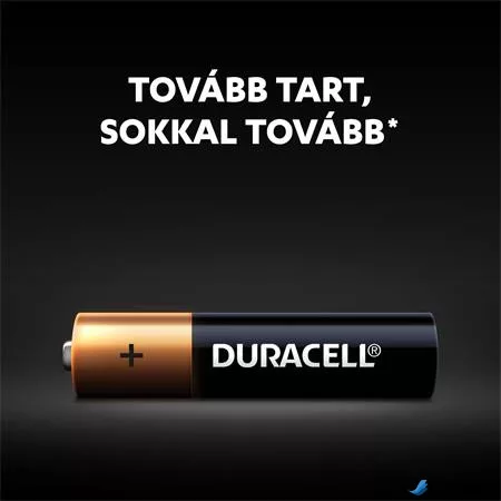 Elem, AAA mikro, 10 db, DURACELL 'Basic'
