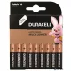Elem, AAA mikro, 18 db, DURACELL 'Basic'