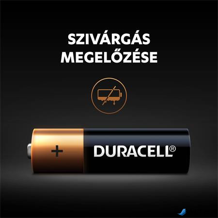 Elem, AA ceruza, 4 db, DURACELL 'Basic'