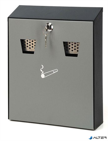 Fali hamutartó, acél, VEPA BINS, szürke