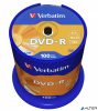 DVD-R lemez, AZO, 4,7GB, 16x, 100 db, hengeren, VERBATIM