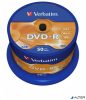 DVD-R lemez, AZO, 4,7GB, 16x, 50 db, hengeren, VERBATIM