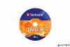 DVD-R lemez, 4,7GB, 16x, 10 db, zsugor csomagolás, VERBATIM