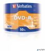 DVD-R lemez, 4,7GB, 16x, 50 db, zsugor csomagolás, VERBATIM