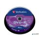DVD+R lemez, AZO, 4,7GB, 16x, 10 db, hengeren, VERBATIM