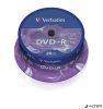 DVD+R lemez, AZO, 4,7GB, 16x, 25 db, hengeren, VERBATIM
