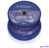 DVD+R lemez, AZO, 4,7GB, 16x, 50 db, hengeren, VERBATIM