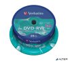 DVD-RW lemez, újraírható, 4,7GB, 4x, 25 db, hengeren, VERBATIM