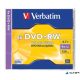 DVD+RW lemez, újraírható, 4,7GB, 4x, 1 db, normál tok, VERBATIM