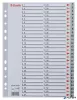 Regiszter, műanyag, A4, 1-54, ESSELTE, szürke