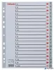 Regiszter, műanyag, A4, A-Z, ESSELTE, szürke