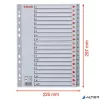 Regiszter, műanyag, A4, A-Z, ESSELTE, szürke