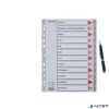 Regiszter, műanyag, A4, Jan-Dec, ESSELTE, szürke