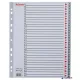 Regiszter, műanyag, A4 Maxi, 1-31, ESSELTE, szürke