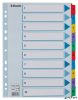 Regiszter, karton, A4, 1-10, ESSELTE "Mylar"