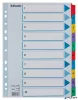 Regiszter, karton, A4, 1-10, ESSELTE "Mylar"