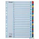 Regiszter, karton, A4, 1-20, ESSELTE "Mylar"