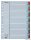 Regiszter, karton, A4, 1-31, ESSELTE "Mylar"