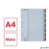 Regiszter, karton, A4, 1-31, ESSELTE "Mylar"