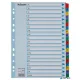Regiszter, karton, A4, A-Z, ESSELTE "Mylar"