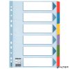 Regiszter, laminált karton, A4, 6 részes, ESSELTE "Mylar"