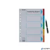 Regiszter, karton, A4, 5 részes, írható előlappal, ESSELTE "Standard", színes