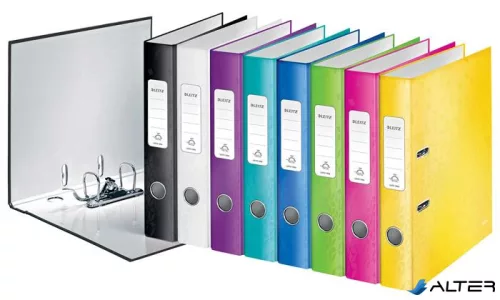 Iratrendező, 52 mm, A4, karton, LEITZ '180 Wow', kék